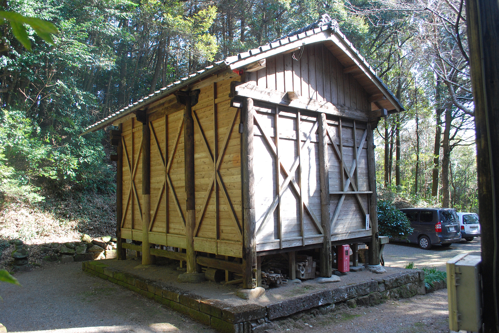 長福寺阿弥陀堂修理前正側面