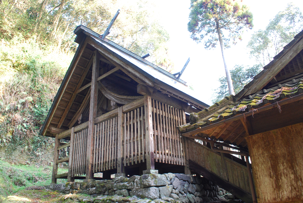 矢黒神社本殿と覆屋