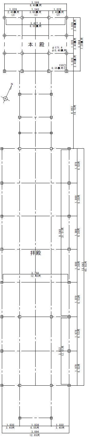 十島菅原神社平面計画