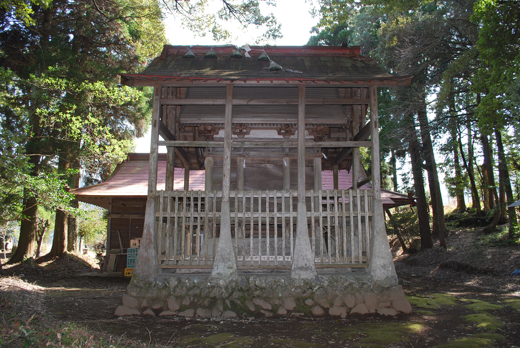 四浦阿蘇神社本殿背面