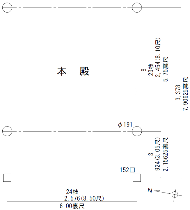 宮原観音堂平面計画