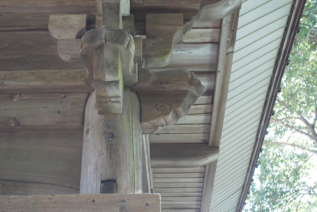 勝福寺仁王門(毘沙門堂)木鼻