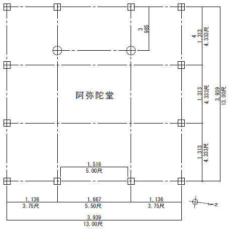 大久保阿弥陀堂平面計画