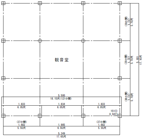 栖山観音堂平面計画