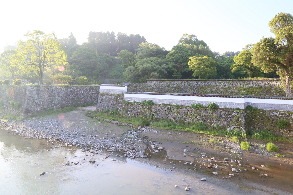 人吉城石垣